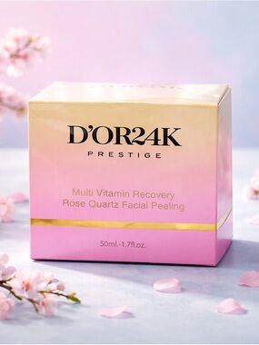 D'OR24K Prestige Rose Quartz Facial Peeling